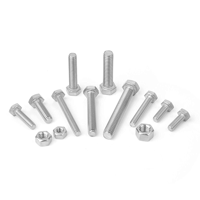 Full Thread Half Thread Hex Head Bolt DIN933 Din931 With Hex Nut