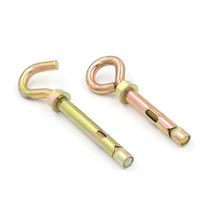 C Hook O Hook Sleeve Anchor White-blue Yellow Zinc Plated Carbon Steel High Quality Chinese Fastener Factory Supply