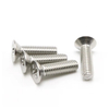 Hot Sale Machine Screw Flat Head Phillips Stainless Steel Zinc Plated