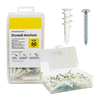 Self Drilling Drywall Plastic Anchor With Screw Nylon Easy Drive Anchor High Quality Chinese Fastener Factory Supply