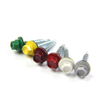 Colorful Hex Washer Head Self-Drilling Screw With EPDM Washer Carbon Steel Zinc Plated Din7504-K