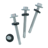 Ruspert Hex Washer Head Self-Drilling Screw With EPDM Washer Carbon Steel Din7504-K