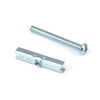 Strap Zip Snap Toggle Drywall Anchor With Screws Bolts 1/4" 3/16" 3/16 #10 X 2-1/2 Inch