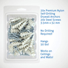 Self Drilling Drywall Plastic Anchor With Screw Nylon Easy Drive Anchor High Quality Chinese Fastener Factory Supply