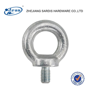 High Strength Steel Zinc Plated Drop Forged Din 580 Lifting Eye bolt