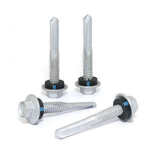 Ruspert Hex Washer Head Self-Drilling Screw With EPDM Washer Carbon Steel Din7504-K