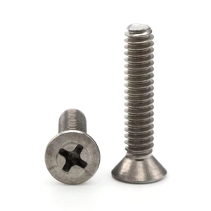 Hot Sale Machine Screw Flat Head Phillips Stainless Steel Zinc Plated