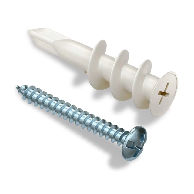 Self Drilling Drywall Plastic Anchor With Screw Nylon Easy Drive Anchor High Quality Chinese Fastener Factory Supply