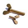 Wing Bolt DIN316 Copper Brass Carbon Steel Yellow Zinc Plated Plain