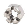 Stainless Steel Hex Flange Slotted Nut Din935