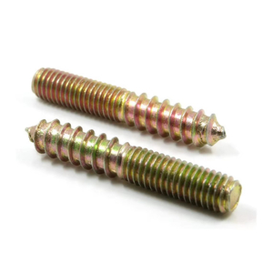 Hanger Bolt Carbon Steel Yellow Zinc Plated