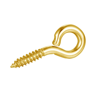 Wood Screw O Type Carbon Steel Yellow Black Brass