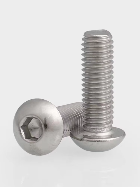 Stainless Steel A2 DIn ISO 7380 Hex Drive Socket Button Head Machine Thread Screw