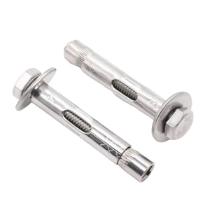 Hex Head Bolt Sleeve Anchor Yellow Zinc Plated Carbon Steel M6 M8 M10 M12 