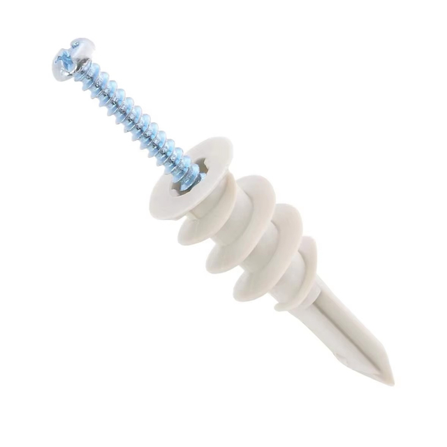 Self Drilling Drywall Plastic Anchor With Screw Nylon Easy Drive Anchor High Quality Chinese Fastener Factory Supply