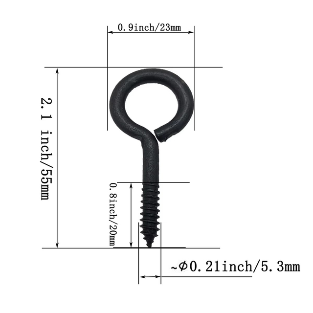 Wood Screw O Type Carbon Steel Yellow Black Brass