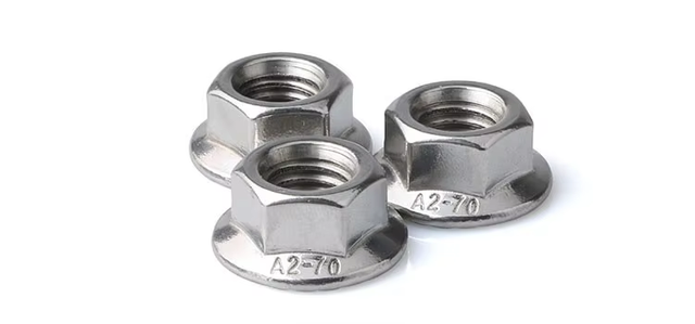 Custom Wholesale Hexagon Insert Carbon Steel Stainless Steel 304 M2 M4 M8 M10 M12 Hex Nylon Lock Hex Flange Nut