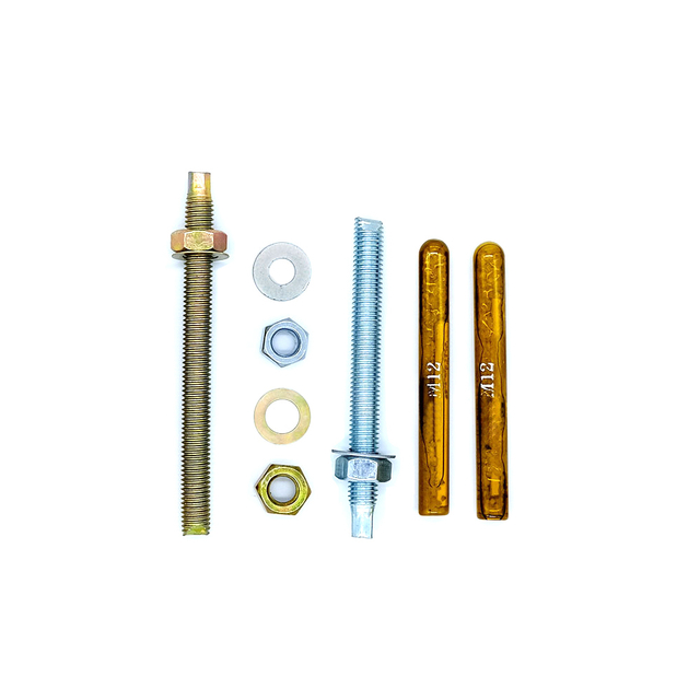 Galvanized Carbon Steel Chemical Anchor Bolt For Concrete Fixed Buildings